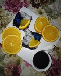 کیک با روکش شکلات خودم پز