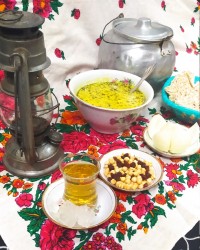 قاتیق شورباسی چالش غذای محلی