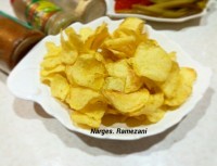 چیپس خونگی با طمع سرکه ای