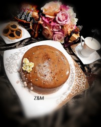 پست ویژه کیک کافی میکس با سس نسکافه