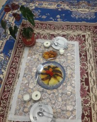 ناهار دو نفره من و پسر گلم