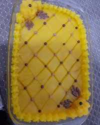 حلوای زعفرونی به مناسب شهادت حضرت فاطمه