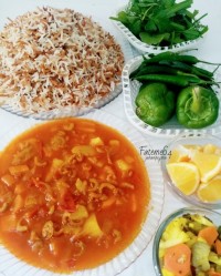 خورش میگو چالش عکس قدیمی _