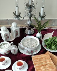 غذای محلی اردبیل آش دوغ