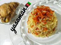 قابلی پلو با مرغ