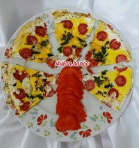 املت سوسیس وفلفل دلمه