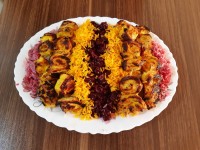 آلبالوپلو باکباب حلزونی