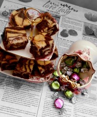 زبرا کیک (کیک دو رنگ)