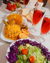 نخود پلو ساده