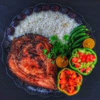 پلو با ماهی کبابی