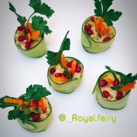 سالاد لقمه ای رویال