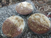 کاسترد دو رنگ خوش طعم?