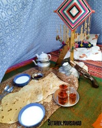 نان لواش محلی چالش_غذای_سالم