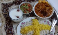 خورش قیمه کدوحلوایی و آلو سیاه
