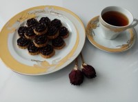 برشتوک نخود چی شکلاتی