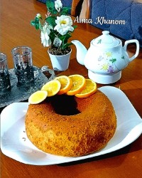 کیک خیس پرتقالی