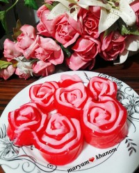 ژله گل رز ژله بستنی ژله شیر ژله آلوئه ورا ژله تمشک ورق بزنید