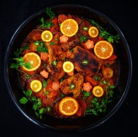 خوراک مرغ پرتقالی
