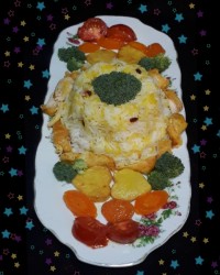 زرشک پلوی قالبی