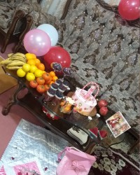 میز جشن تکلیف گل دخترم❤❤ ورق برنید تا خودشم ببینید?