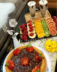 عصرونه تارت_کیک_شکلاتی