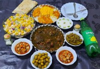 قورمه سبزی ... سالاد ماکارونی ورق بزن عزیزم