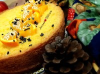 کیک پرتقال با کرم