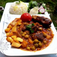 خورشت نخود فرنگی