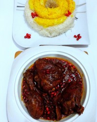خورش مرغ ناردونی