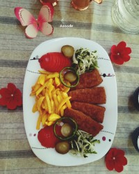 کباب تابه ای و مخلفات