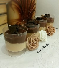 دسر کاراملی شکلاتی