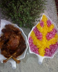 خوراک خروس محلی