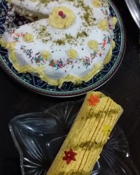 کیک تولددخترگلم به زیبای خودتون لایک فالو کنید