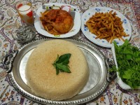 چلومرغ زعفرانی