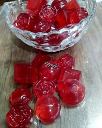 پاستیل میوه ای بدون رنگ و اسانس