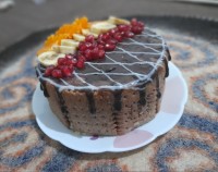 کیک یخچالی نارگیلی