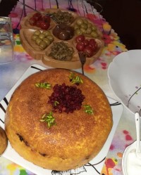 ته چین مرغ قالبی