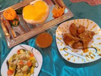 خوراک مرغ پرتقالی