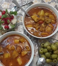 بادمجان بز واش (غذای محلی خودمون)
