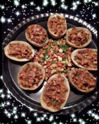 سیب زمینی شکم پر بدون فر