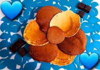 پنکیک ساده و کاکائویی