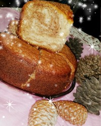 کیک کاکائویی و وانیلی