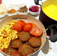 ترش شامی گیلان وکته زعفرونی