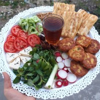 کوکو لپه و مرغ