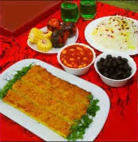 کوبیده مرغ در فر