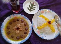 فسنجان با کوفته قلقلی