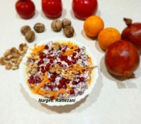 سالاد انار و کلم قرمز