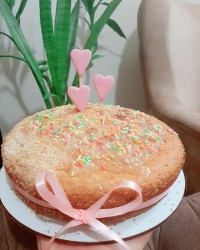 کیک ساده نارگیلی