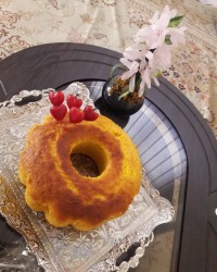 کیک پرتقالی بادستور کاربر عزیز خانم اقامنوچهر (فائزه گلی)