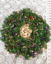 نان و پنیر و سبزی (سفره عقد)